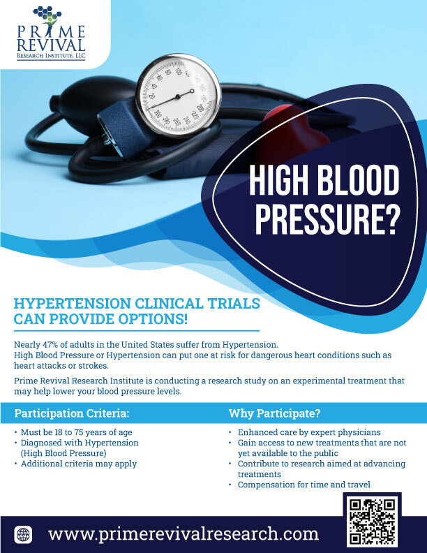 Get Enroll In High Blood Pressure Clinical Trials